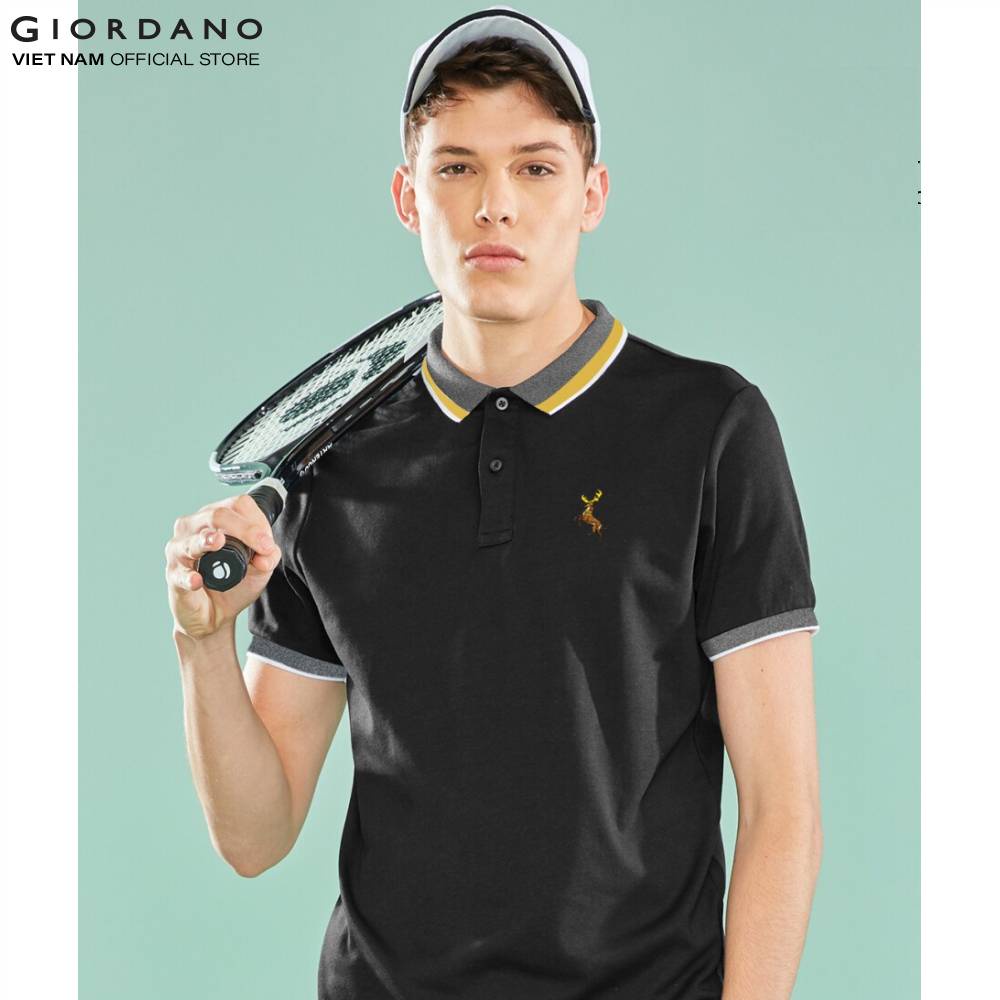 Áo Thun Nam Có Cổ Polo Logo Hưu Giordano 01019202