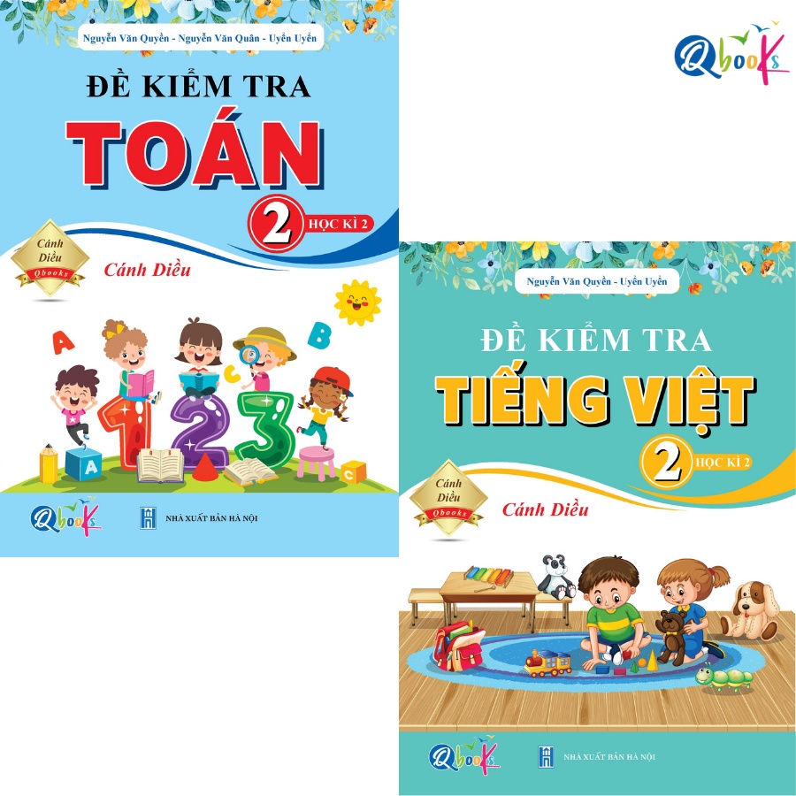 Sách Combo Đề Kiểm Tra Toán Tiếng Việt Lớp 2 Học Kì 2 Cánh Diều (2 cuốn)