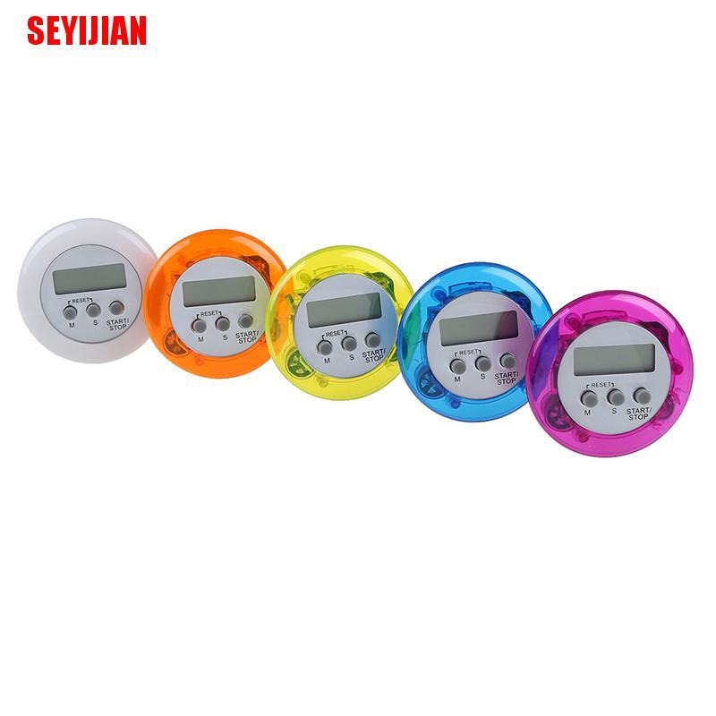 (SEY) Lcd Digital Kitchen Cooking Timer Count-Down Up Clock Loud Home Alarm Magnetic