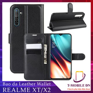Bao da realme xt/ realme x2/ realme xt 730g cao cấp có nắp gập và chống xem phim