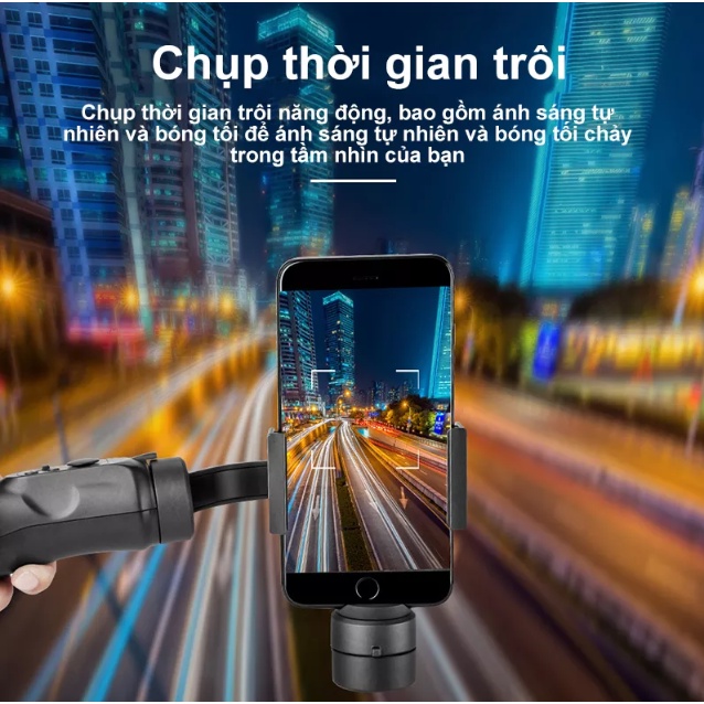 Thiết Bị Quay Phim Chụp Ảnh Chống Rung Cho Điện Thoại - Gimbal F6 Tự Cân Bằng 3 Trục - Hỗ Trợ Các Dòng Điện Thoại