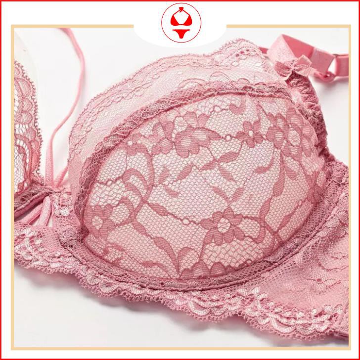 BỘ ĐỒ LÓT ⚡ freeship ⚡ set nội y ren  nơ dây chéo không đệm .mặc thoải mát ,thoáng mát cho hè nóng nưc. | BigBuy360 - bigbuy360.vn