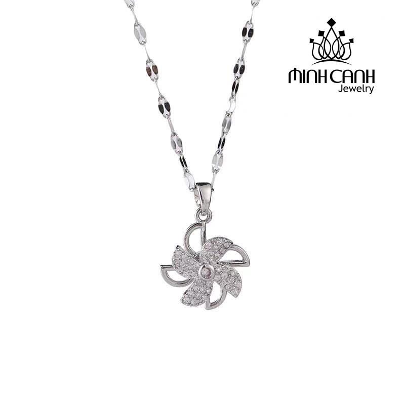 Dây Chuyên Bạc Chong Chóng Xoay Minh Canh Jewelry