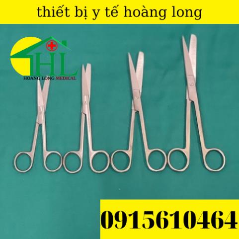 Kéo Cong 1 Đầu Nhọn 1 Đầu Tù - Kéo Y Tế Các Size GOLDSUN Pakistan