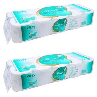 Giấy Vệ Sinh Hà Nội Không Lõi 3 Lớp Nặng 1,6kg Siêu Mềm, Dai Không Bụi Giấy Dùng Bền