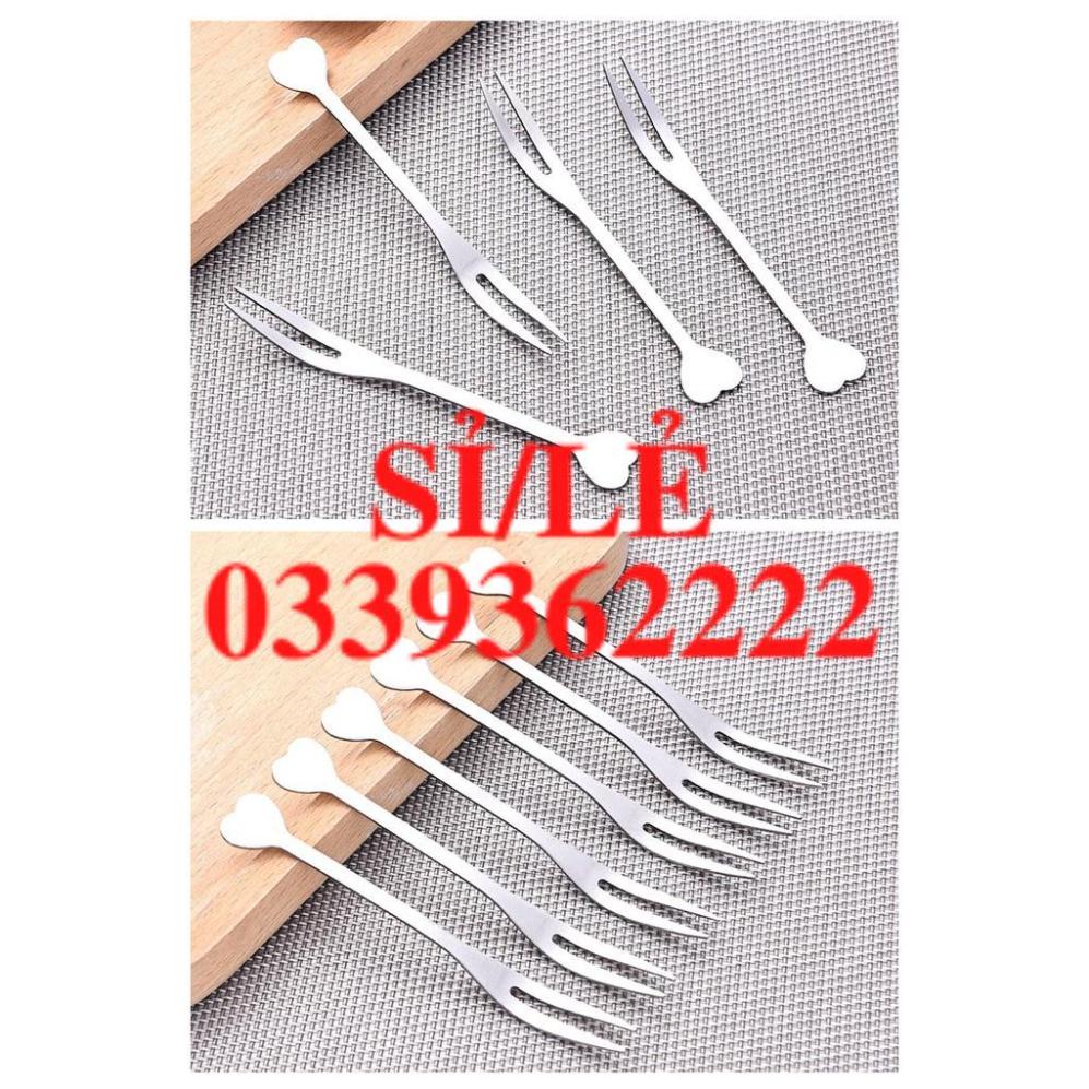 [ HAIANHSHOP ] Set 6 dĩa inox ăn trái cây bền đẹp &gt;