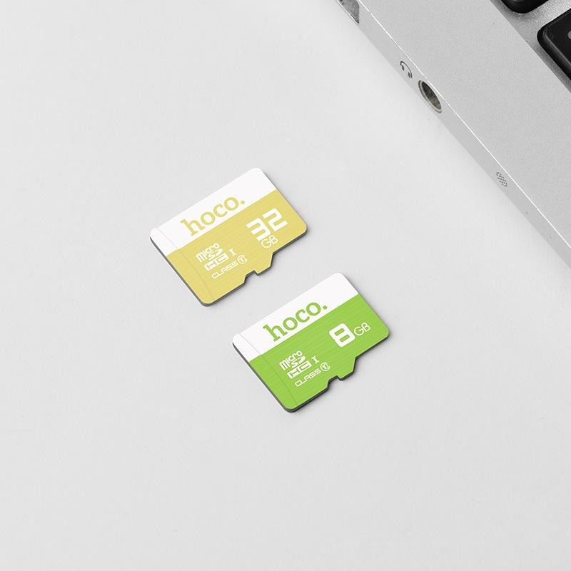 Thẻ nhớ microSDHC Hoco 8GB Class 10 75MB/s (Xanh lá)