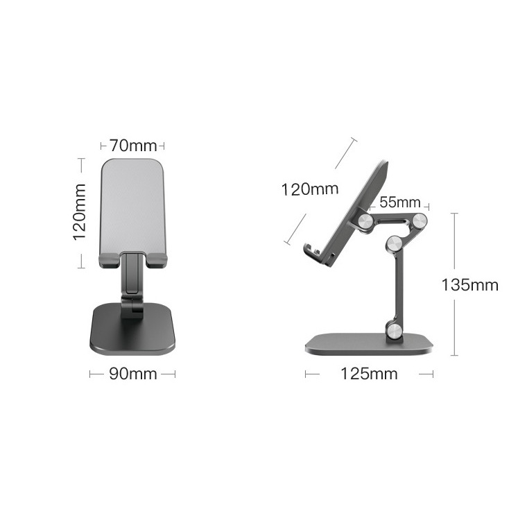 Giá đỡ điện thoại để bàn FP3 gấp gọn đa năng chất liệu nhựa cao cấp cho điện thoại, ipad