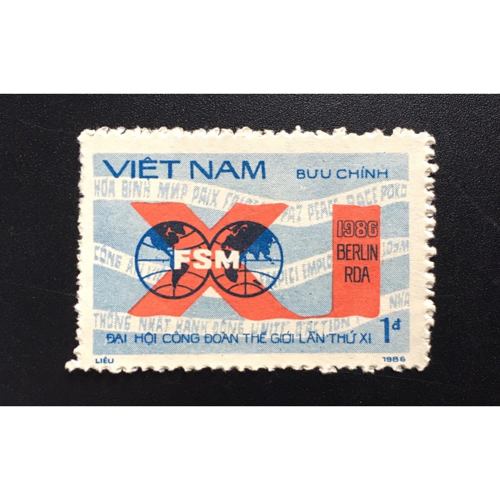 Tem Bưu Chính Việt Nam 1đ - 1 Con.