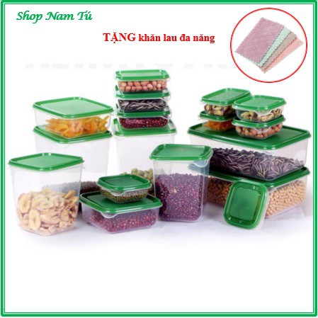 [MUA TẶNG QUÀ] Bộ hộp nhựa cao cấp đựng thực phẩm | BigBuy360 - bigbuy360.vn