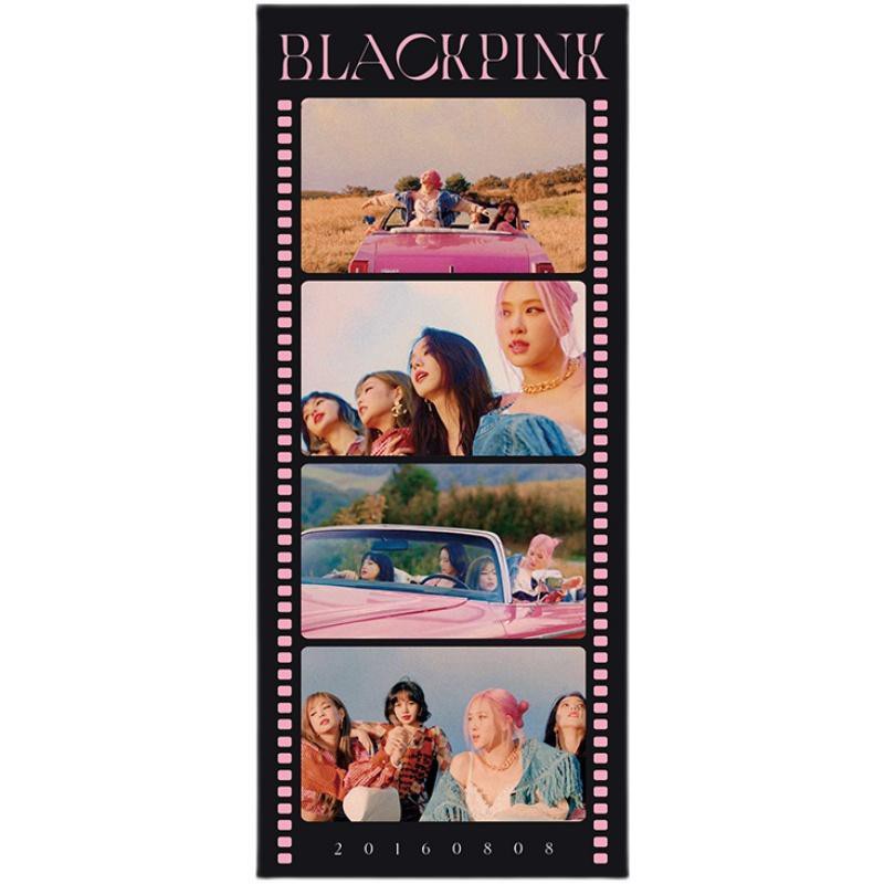 Thẻ đánh dấu trang sách một mặt hình nhóm BLACKPINK Jennie Lisa Jisoo Rosé