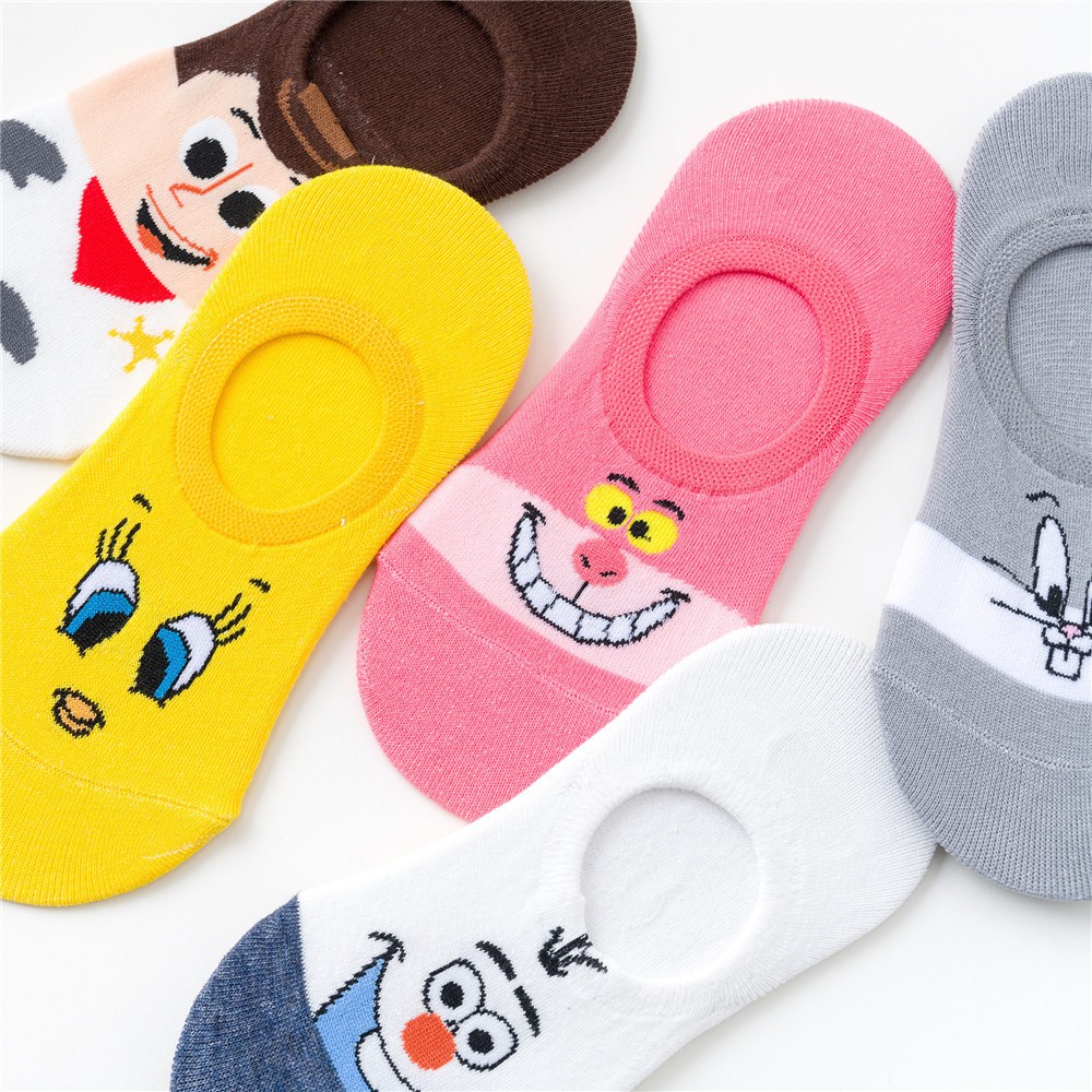 Vớ cotton hình chuột Mickey cho nam và nữ