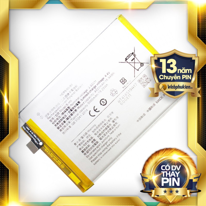  Pin zin cho Vivo Y19 2019 B-H9 - 5000mAh
