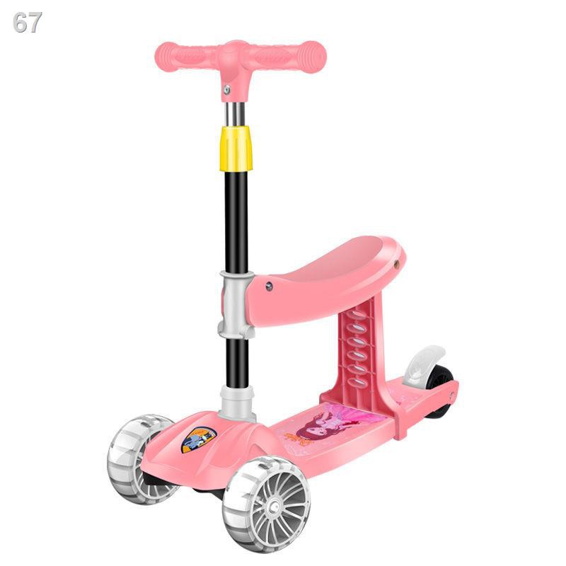 CXe tay ga trẻ em có thể ngồi trượt 1-3 -6 tuổi xe đồ chơi trẻ em ba trong một nam và nữ xe ba bánh xe yoyo trẻ em
