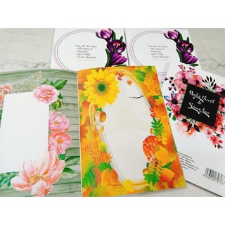 Sổ giấy hoa a5 Ánh Dương