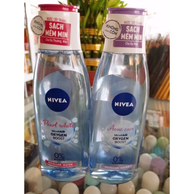 Nước tẩy trang nivea 3 màu 200ml