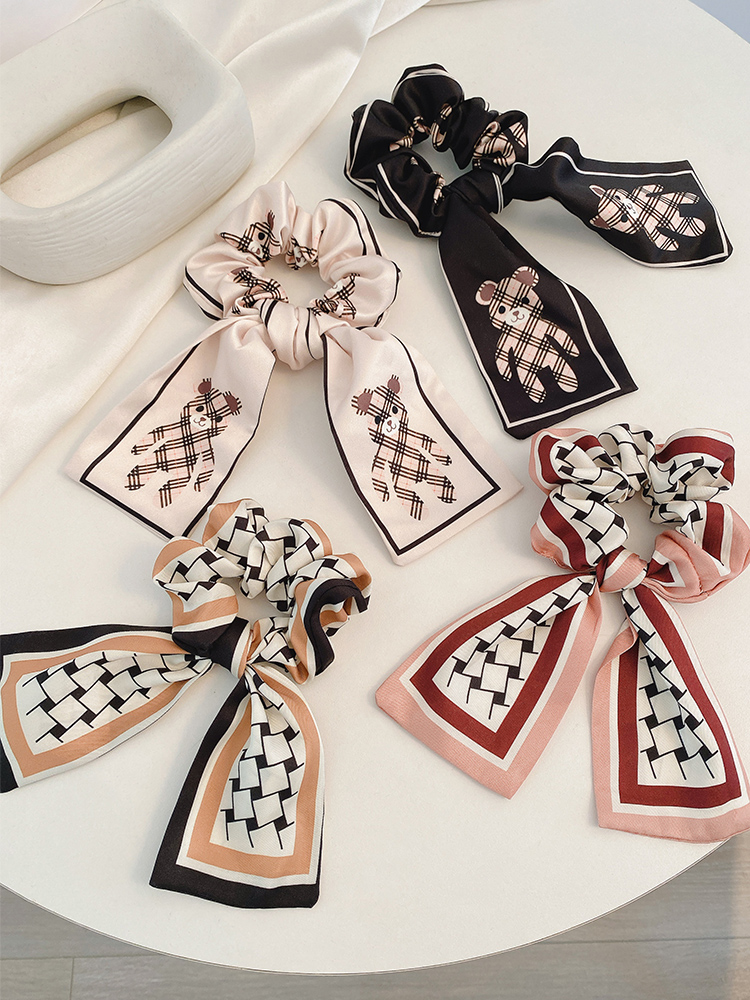 Dây buộc tóc thắt nơ thanh lịch cho nữ