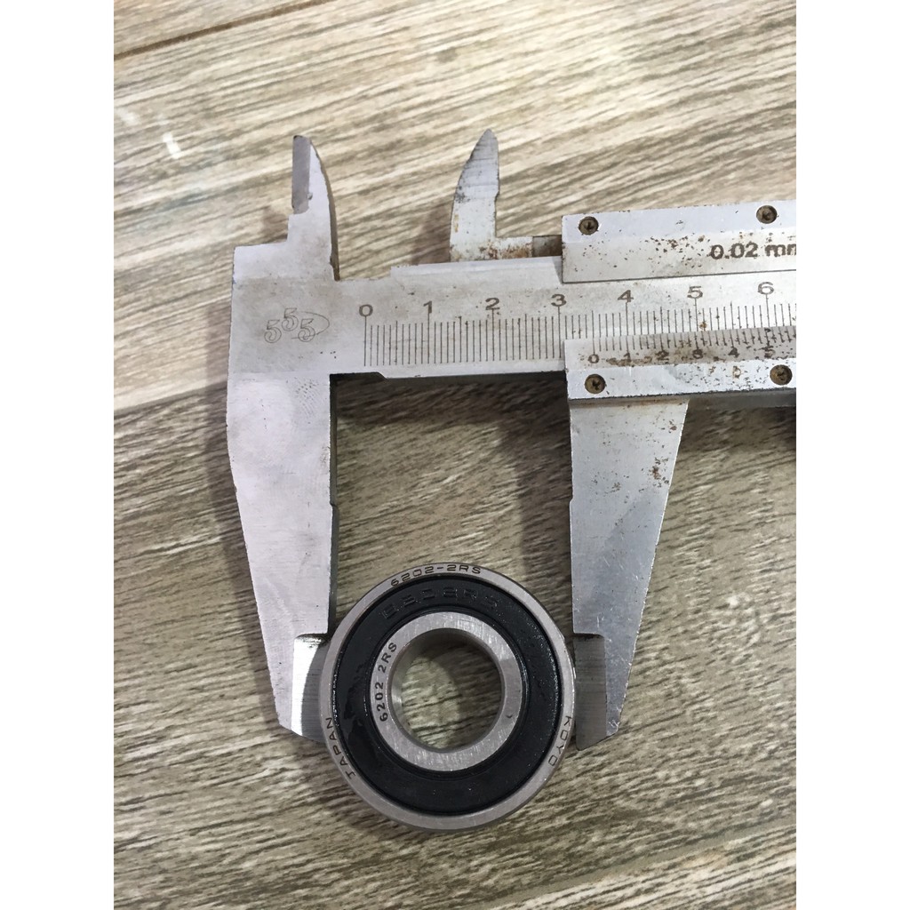 Sản phẩm gia đình làm: combo 4 Bi 6202 2RS 15/35/11 Kô yô tiêu chuẩn quốc tế
