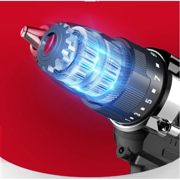 .  Máy khoan pin 12v MAKITA tặng hộp phụ kiện đầy đủ Máy khoan vặn ốc vít khoan sắt gỗ tôn