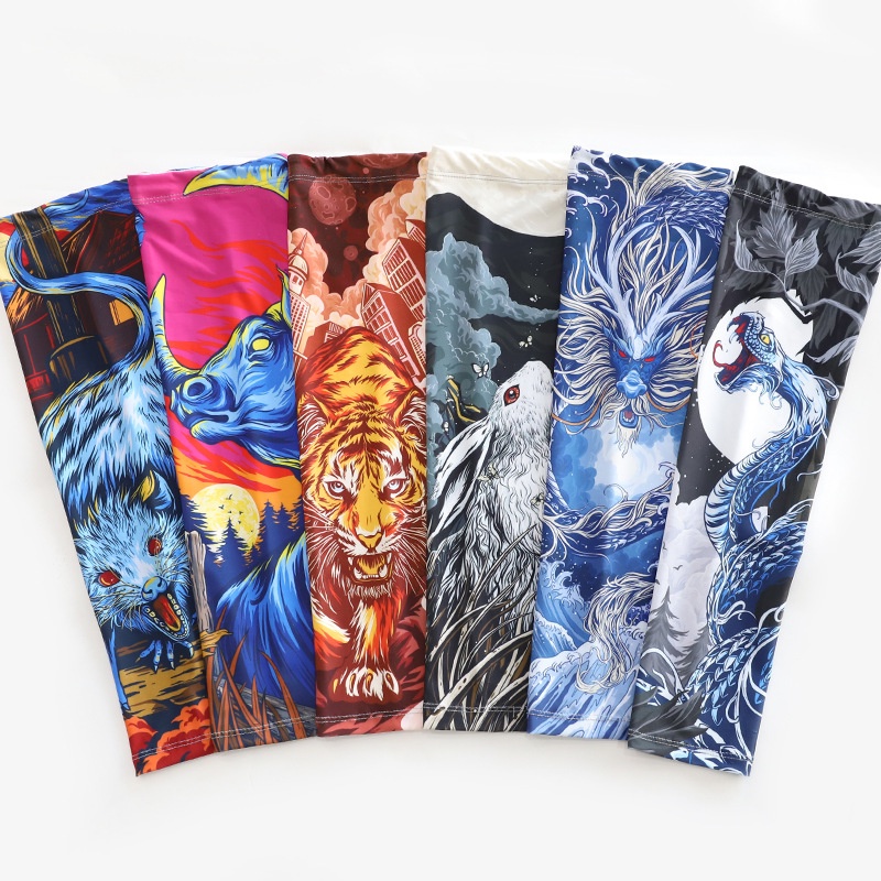 Ống Tay Áo Chống Nắng Mỏng In Hình Cung Hoàng Đạo ECGIFT AS003