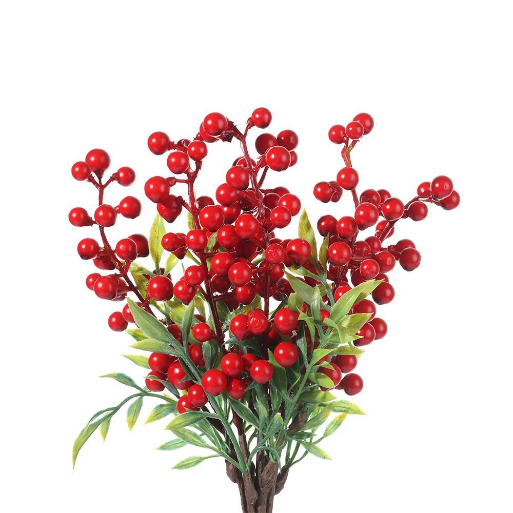 CONOPERY Bộ 6 Quả Berry Xốp Dùng Trang Trí Tiệc Cưới|Bó Hoa Giả Xinh Xắn Trang Trí Nội Thất