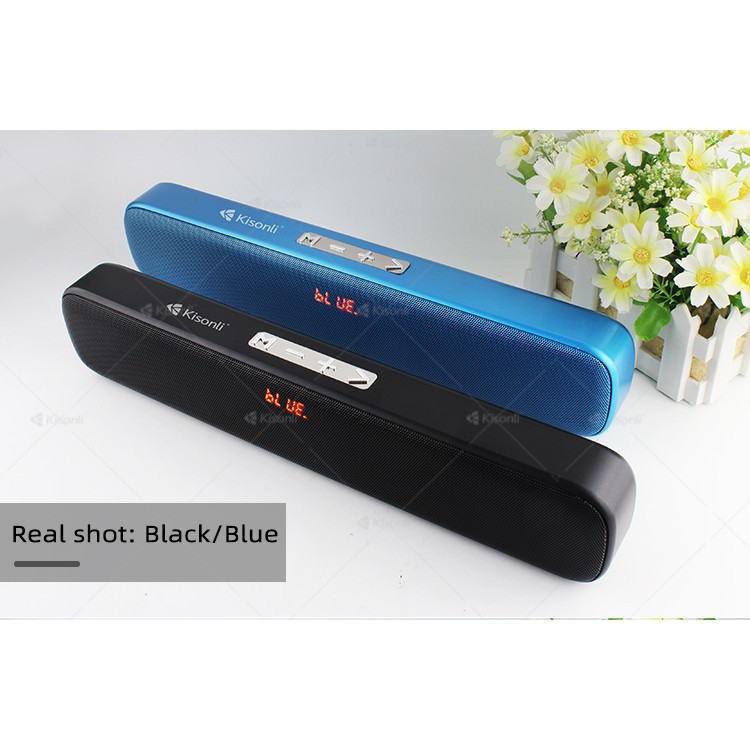 Loa Kisonli Bluetooth S4 - Bluetooth 4.0-FM-USB-Thẻ nhớ-Jack 3.5