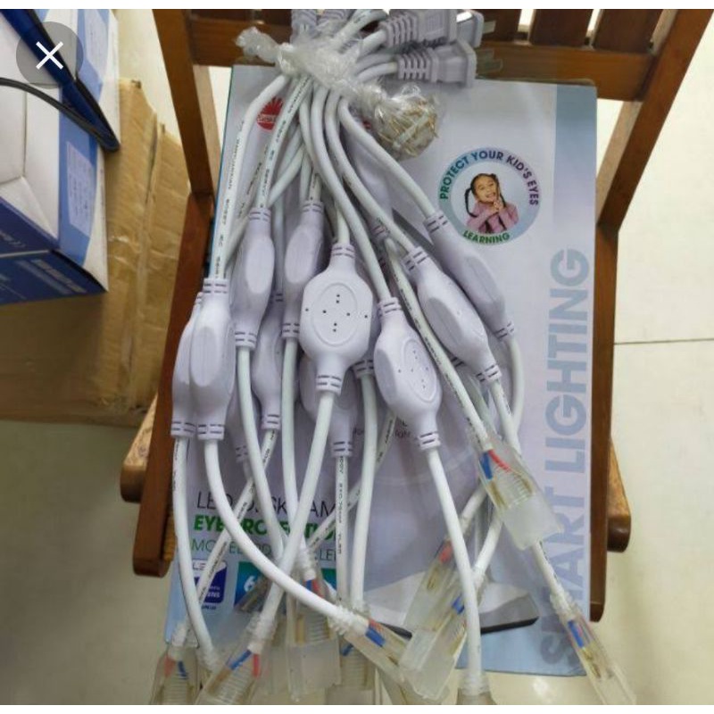Dây nguồn dùng cho dây led 2 hàng bóng và 3 hàng bóng hàng không nháy quý khách nhé