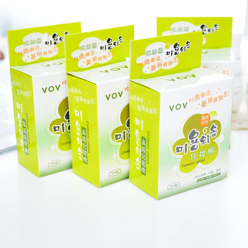 Bông Tẩy Trang Chất Cotton Hộp 100 Tờ