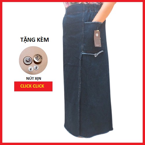 Váy chống nắng jean DÀY VÔ ĐỊCH không ra màu thực tế ĐẸP HƠN ảnh chụp
