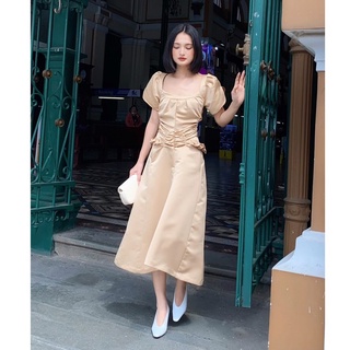 Đầm phi bèo dài , Peace House Clothing