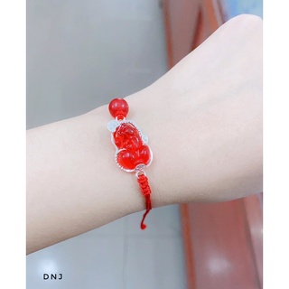 Vòng chỉ đỏ mix tỳ hưu bạc