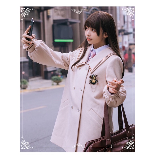 YAS0704-Áo khoác JK dáng dài