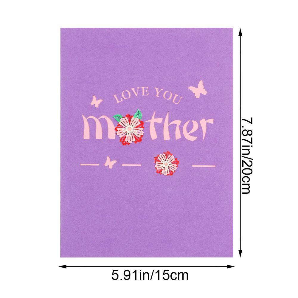 .Thiệp Chúc Mừng Sinh Nhật In Hoa Xinh Xắn Thẻ