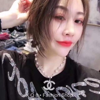 Vòng cổ cha - nel dây ngọc