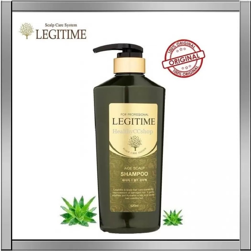 Dầu gội ngăn rụng tóc Legitime sạch gầu hết ngừa 520g (Dành cho Nam)