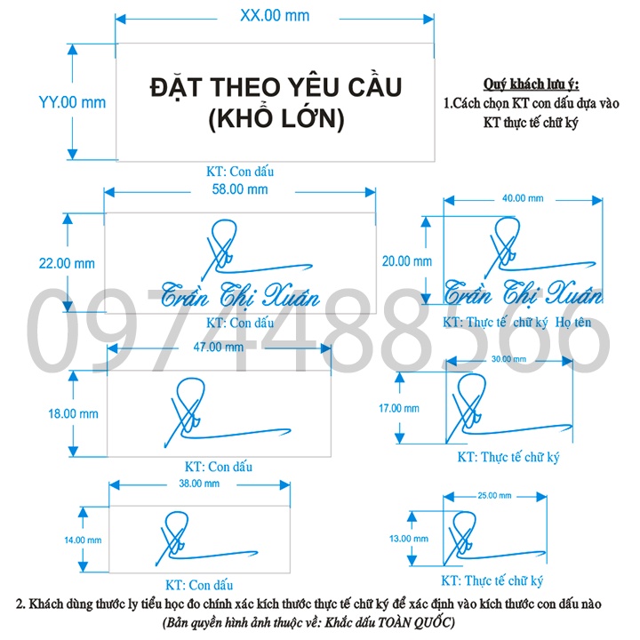 Khắc dấu chữ ký theo yêu cầu