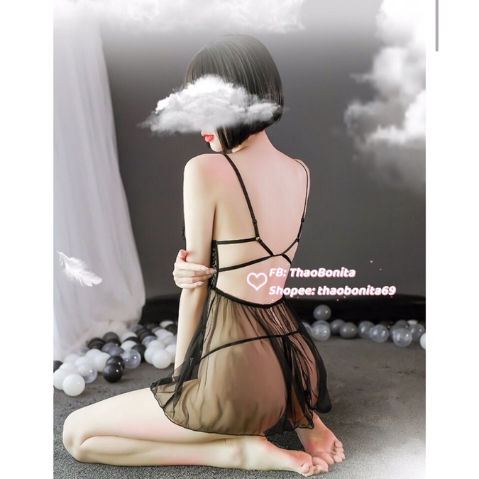 Váy ngủ hở siêu sexy (tùy chọn kèm miếng dán). SHIP HOẢ TỐC SG T506 | BigBuy360 - bigbuy360.vn