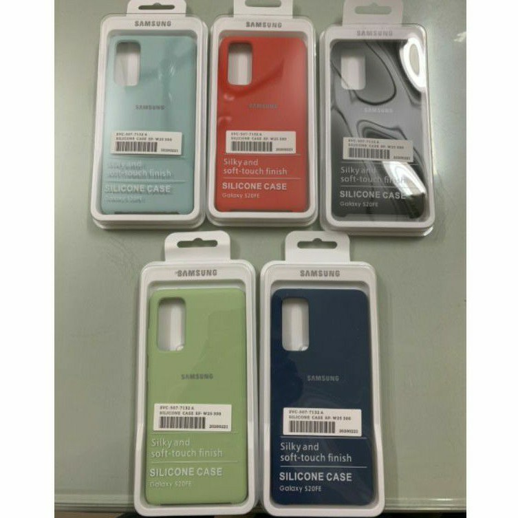 Ốp lưng Samsung Galaxy S20 FE Silicone Case chống bẩn, mặt lưng lót nỉ êm ái