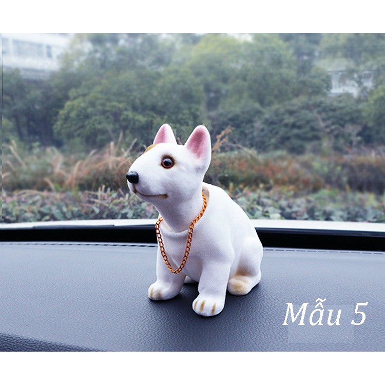 Chú chó lắc lư đầu xích vàng trang trí taplo ô tô nhà cửa 6 mẫu loại 1 siêu đẹp | BigBuy360 - bigbuy360.vn