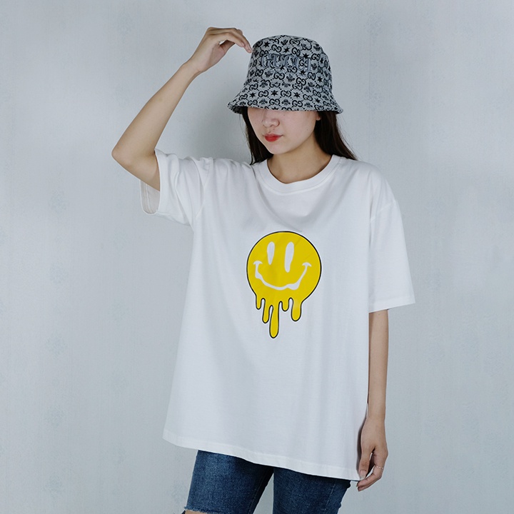 Áo thun nam nữ form rộng cổ tròn tay ngắn TBSA09