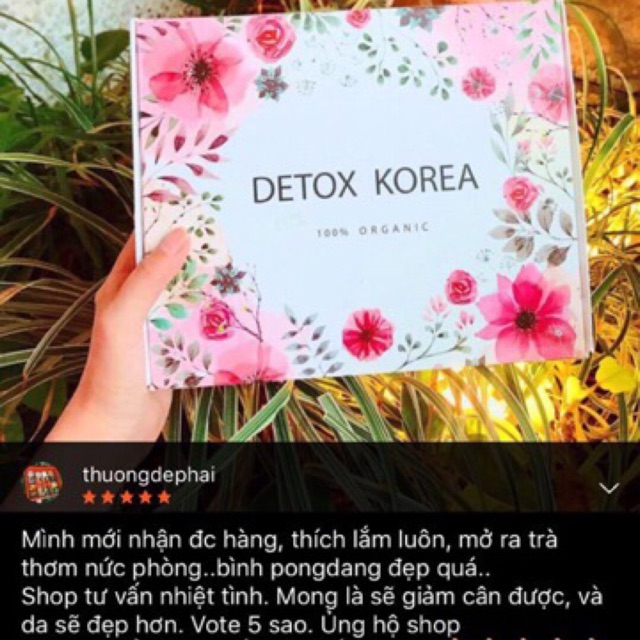 Combo 30 goi Detox, bình 1 Lit kèm túi vải