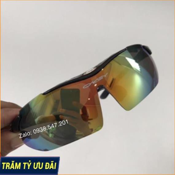 [Bảo Vệ Tốt]  Bộ mắt kính thể thao OAKLEY 5 trong 1