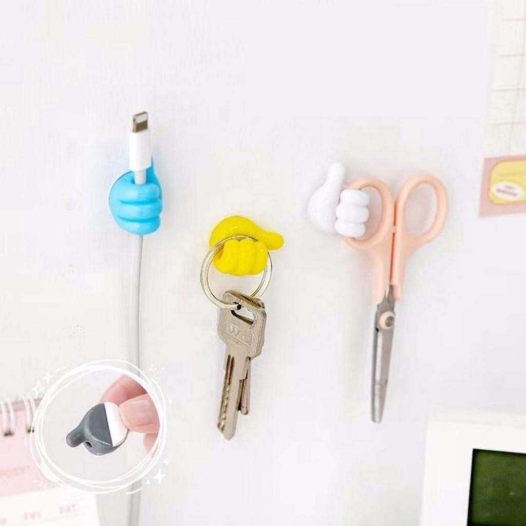 Miếng Dán Tường Hình Bàn Tay Tiện Lợi Dễ Thương,Miếng Dán Cố Định Dây Sạc Điện Thoại Đa Năng - An Ann