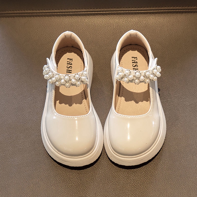 Giày Búp Bê Công Chúa Chất Liệu Da Thời Trang Xuân Thu Cho Bé Gái 2022