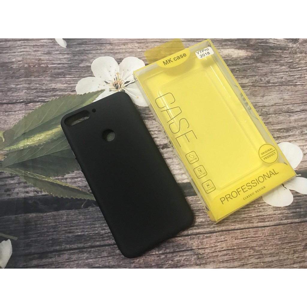 [ Y7 pro 2018 ] Ốp dẻo đen loại đẹp cho Huawei Y7 pro 2018