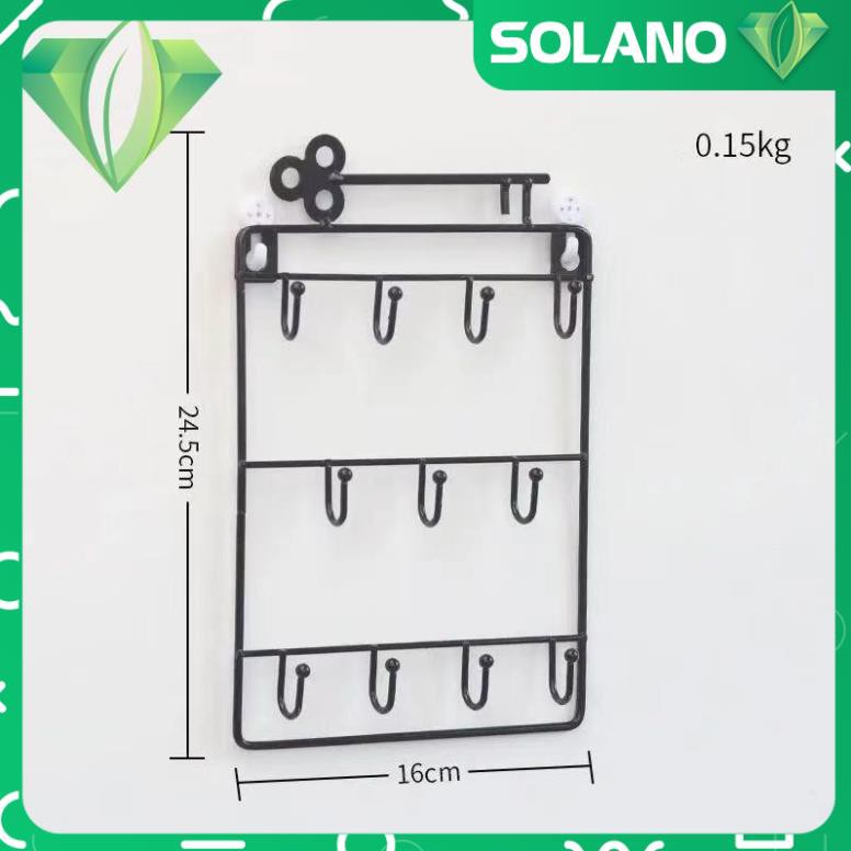 Giá Treo Đồ SOLANO Giá Để Đồ Trang Sức, Treo Chìa Khóa, Treo Khẩu Trang Đa Năng Tiện Dụng HG-001285