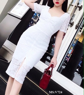 Váy trắng body