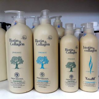 Cặp gội xả biotin & collagen 500ml