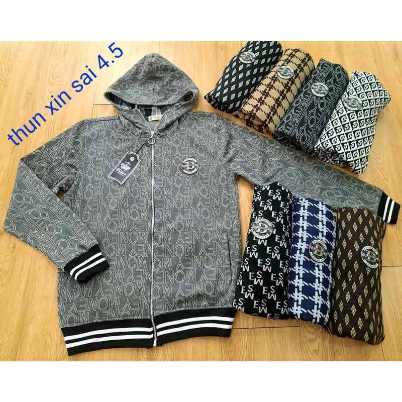 Áo khoác thun trung niên chất xịn hàng tốt