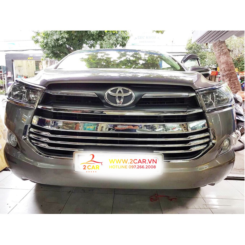 Ốp Mặt Ca lăng Toyota Innova 2017-2019 mạ crom cao cấp